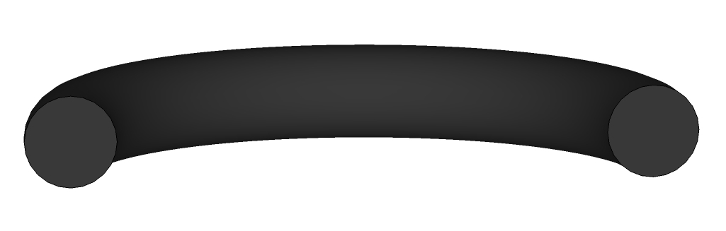 O-Ring Dichtung 74 x 63,4 x 5,3 mm schwarz rund Van Gerven EPDM