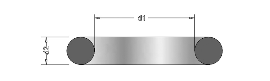 O-Ring Dichtung 45 x 5 mm rund rot EPDM Gummi